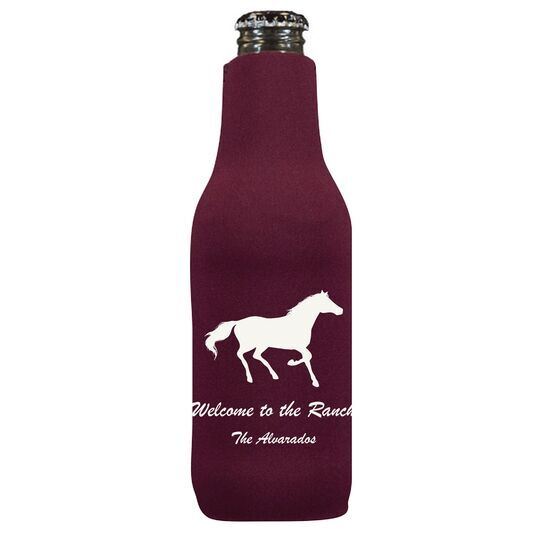 Galloping Horse Bottle Koozie